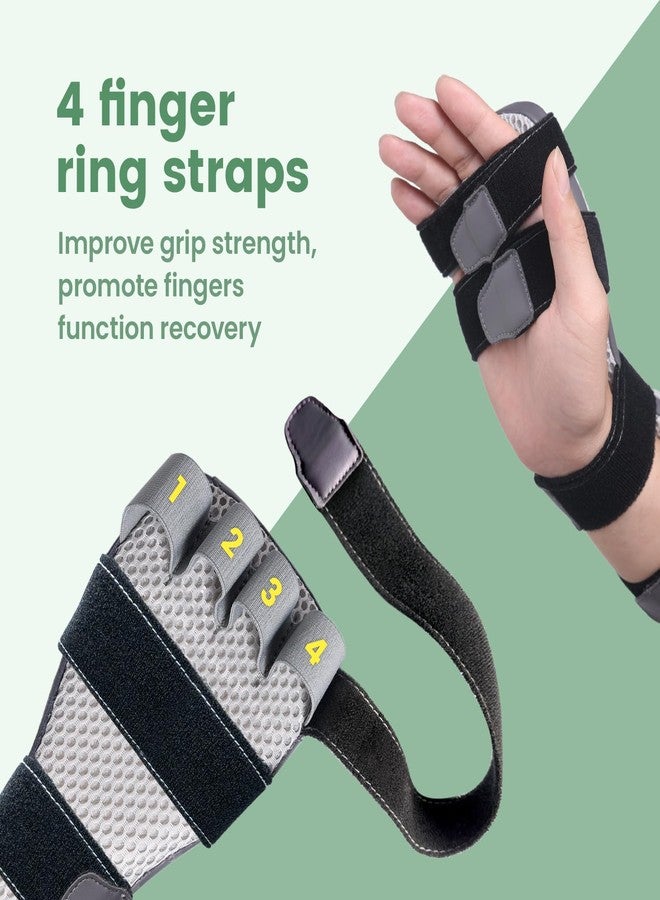 DrFinger جبيرة شلل العصب الكعبري لعلاج تدلي الرسغ، دعامة تثبيت ثابتة قابلة للتعديل للأصابع، لعلاج شلل العكاز، وضعف الأصابع، وجراحة استبدال مفصل الرسغ المشطي السلامي، والتعافي من السكتة الدماغية - تناسب اليد اليمنى واليسرى - Image 3