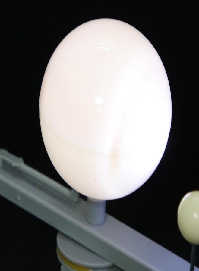 Vaguelly Sun Earth Moon Orbital Model Kids Educational Geography Model Astronomical Teaching Tool Moon Model Kid Toys Educational Illuminated Plastic Lunar Eclipse Taste to Rotate - Image 4