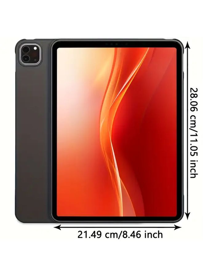 Case For iPad Pro 12.9 Inch 2022 Protective Cover, Soft TPU Back Case, Lightweight Anti Slip, Scratch Resistant, Wireless Charging Compatible, Anti Fingerprint - Image 2