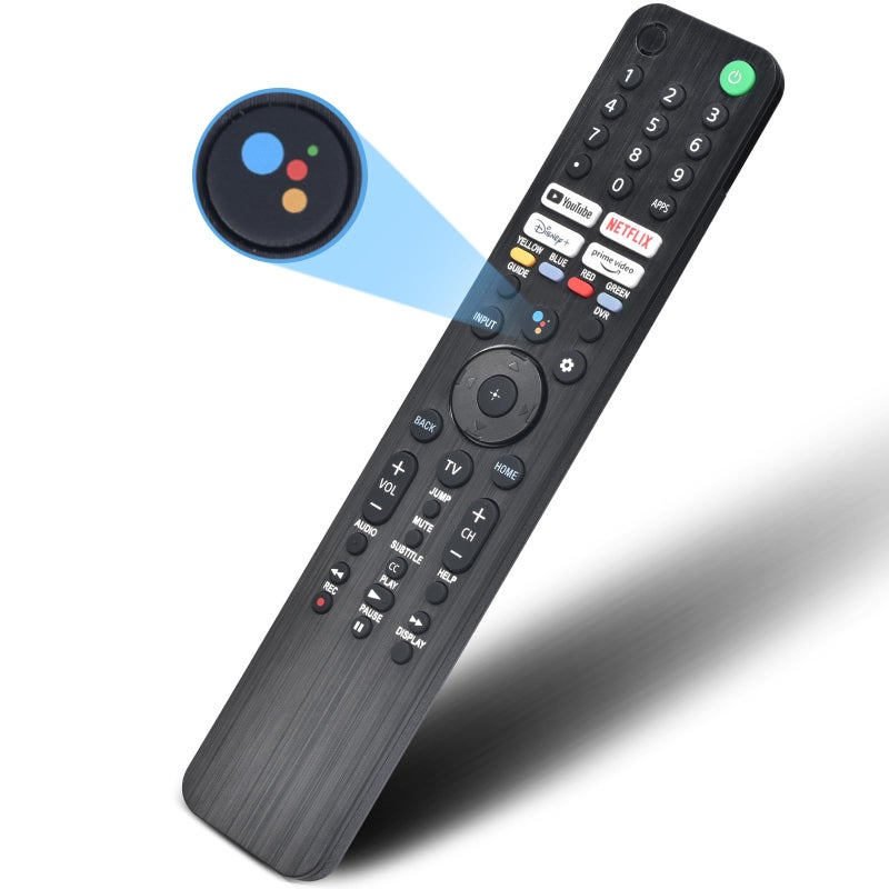 VIVCASE Voice Remote Replacement for Sony Smart TV Control:Comptible for 2019-2025 Sony Bravia OLED LED 4K 8K UHD,for Android Google TV with Shortcuts YouTube and Dinsey+ etc. - Image 1