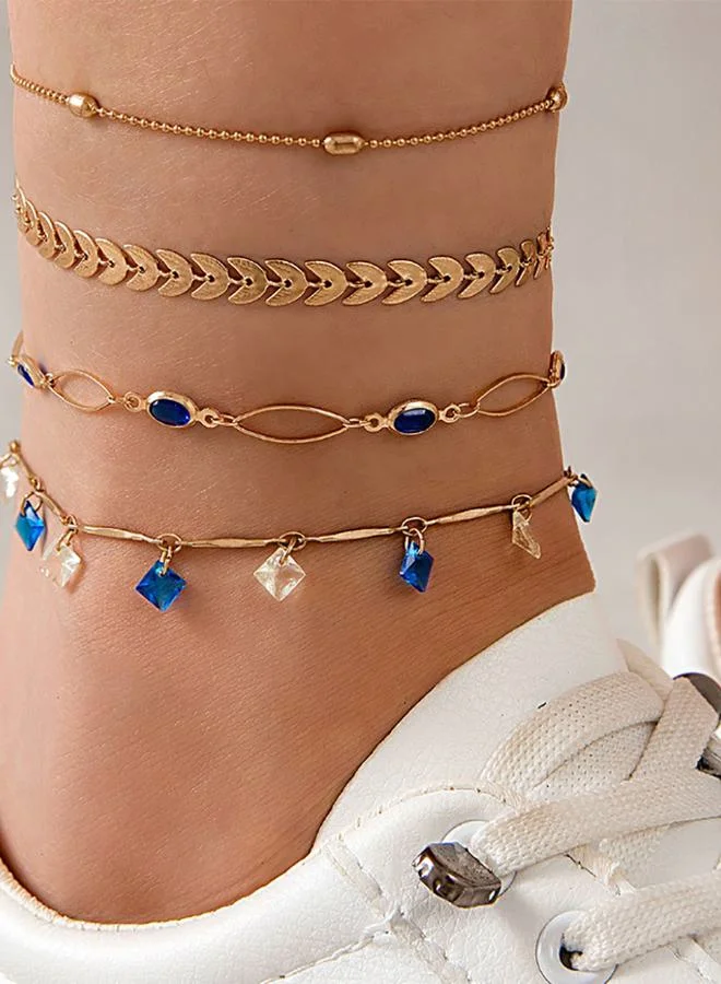Styli Set of 4 - Embellished Assorted Anklet