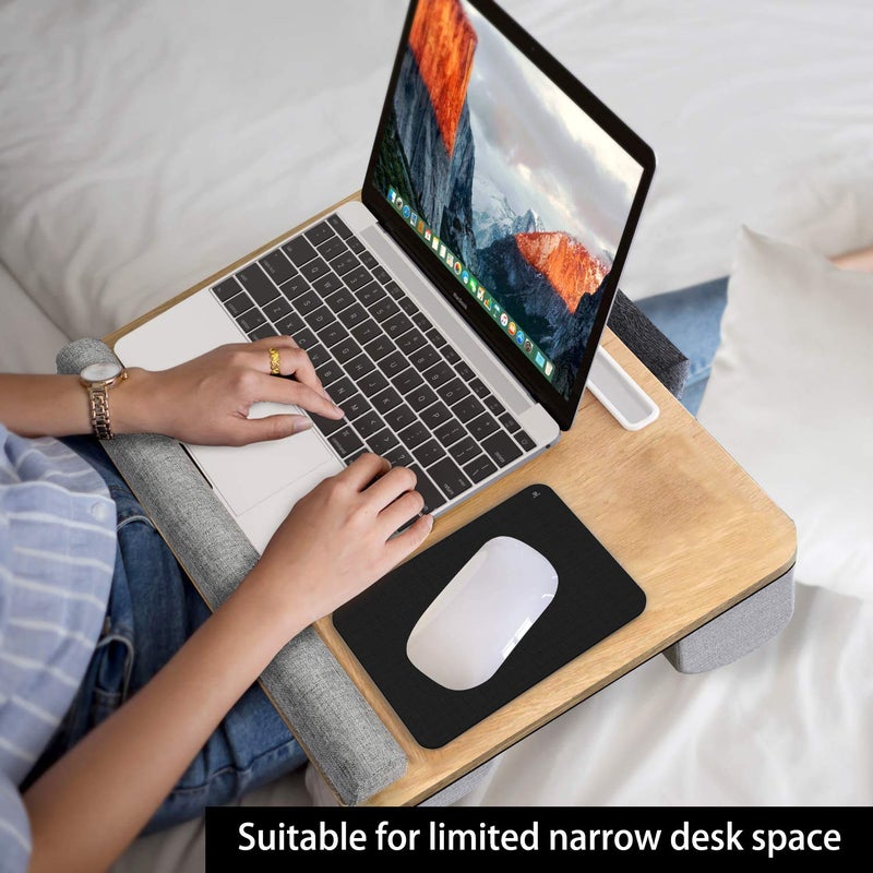 Audimi Small Mouse Pad 6 x 8 Inch, Mini Mouse Pad Thick for Laptop Wireless Mouse Home Office Travel, Portable & Washable (Black) - Image 3