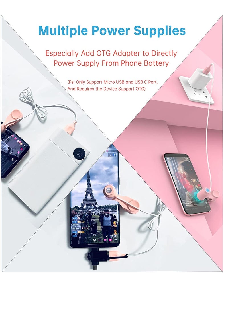 SYOSI Auto-clicker Device for Mobile Phone and Tablet Computer Screen Simulated Finger Clicking USB Simulator Gaming Shopping Giving a Like in Tiktok Lightning Deal Live Broadcasts (Pink)  - Image 3