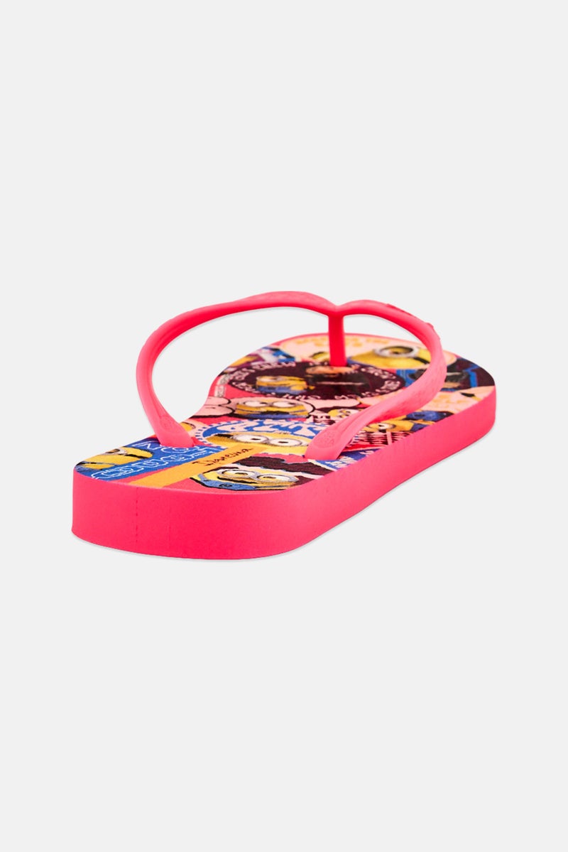 Ipanema Kids Boy Ipanema Minions Slip On Slippers, Pink - Image 3