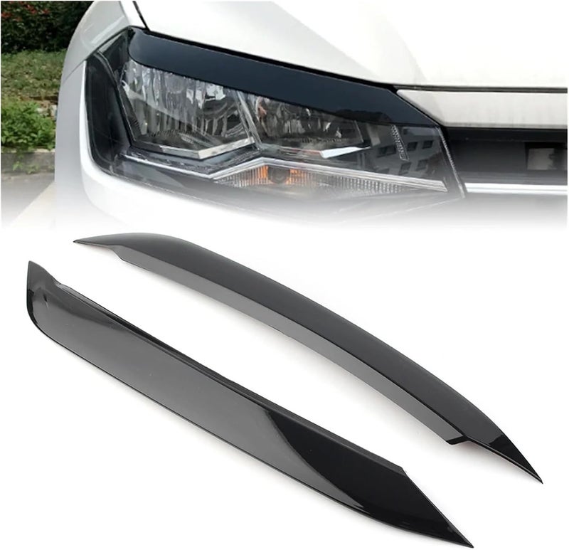 DEMULAX Car Headlight Eyelid Trim for VW Polo - Image 1