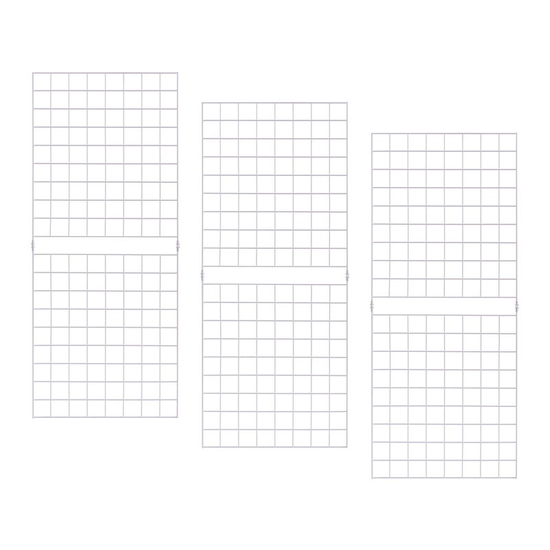 Econoco Econoco Portable 2 x 5 Black Grid Panels  Pack of 3  PGP25B 