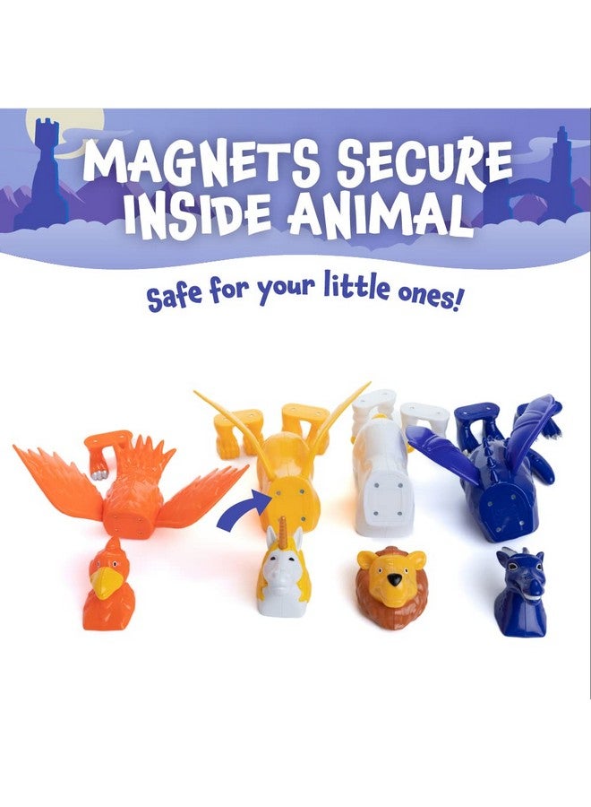 POPULAR PLAYTHINGS Magnetic Mix or Match Mythical Kingdom Toy Play Set, 15 Pieces - Image 4