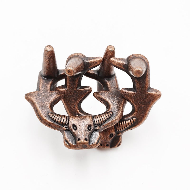 Lu Ban Lock Burning Brain Magic Puzzle Gold Adult Puzzle High Iq Children'S Nine Series Educational Toys Magic Lock Needle - Image 3