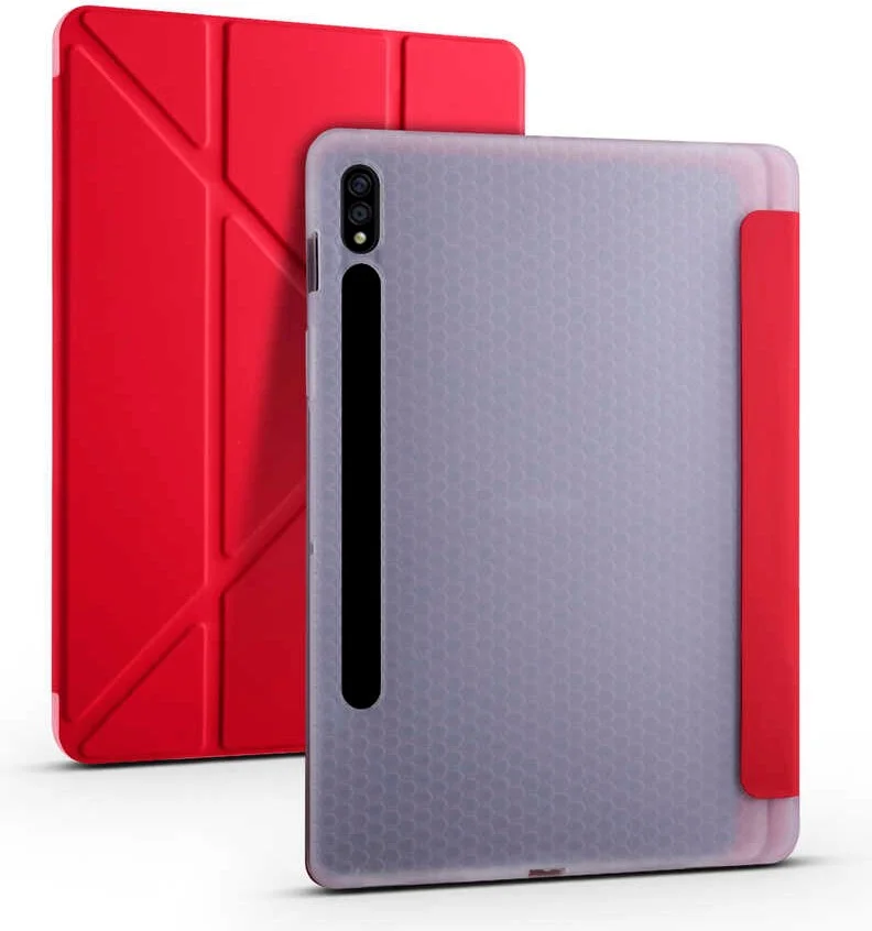 ESR Samsung Galaxy S8 Plus 12.4 Inch X808 X806 X800 Back Silicone Anti-shock Case with Sleep Mode Horizontal and Vertical Stand