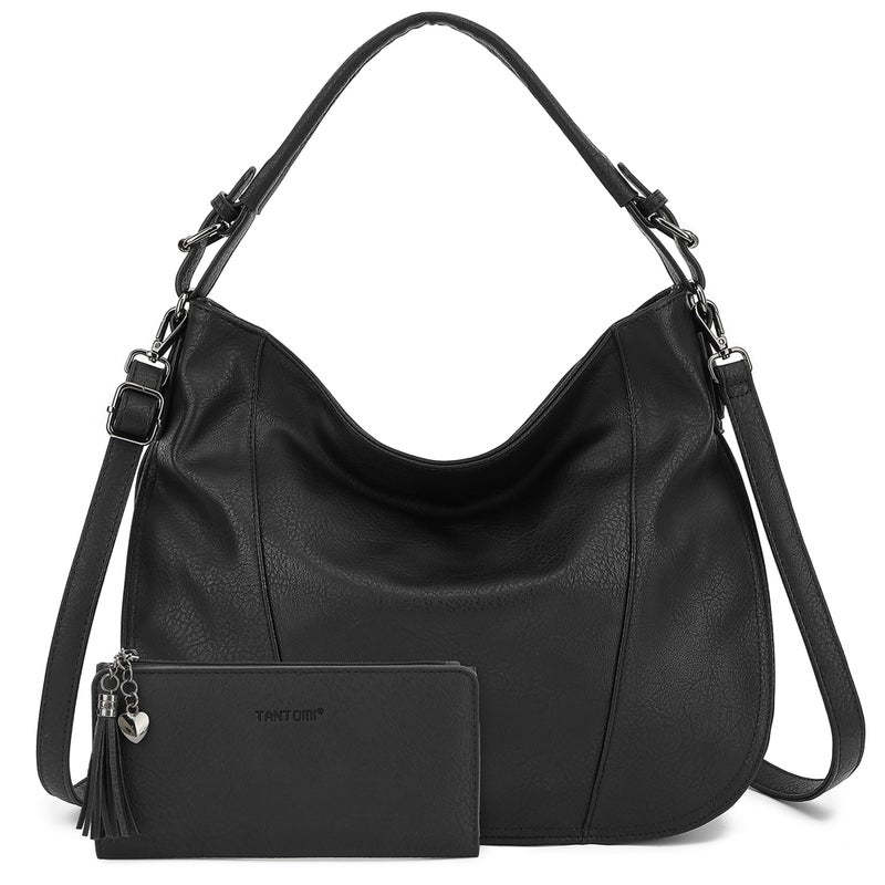 TANTOMI Hobo Bags Purses for Women, Women's Crossbody Handbags and Shoulder Bag, Multi-Pocket Large Hobo Purse - Image 1