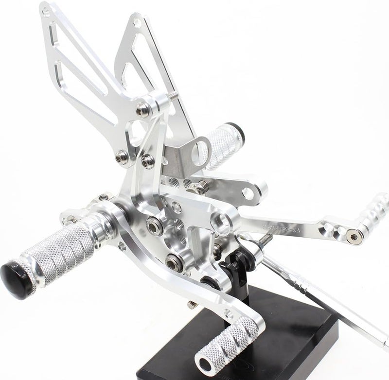 Krace Sunrivery Motorcycle Rearsets Footpegs For GSXR750 GSX-R600 1996-2005,SV650/SV650S SV1000/S 1998-2014,GSXR1000 2000-2004 - Image 1