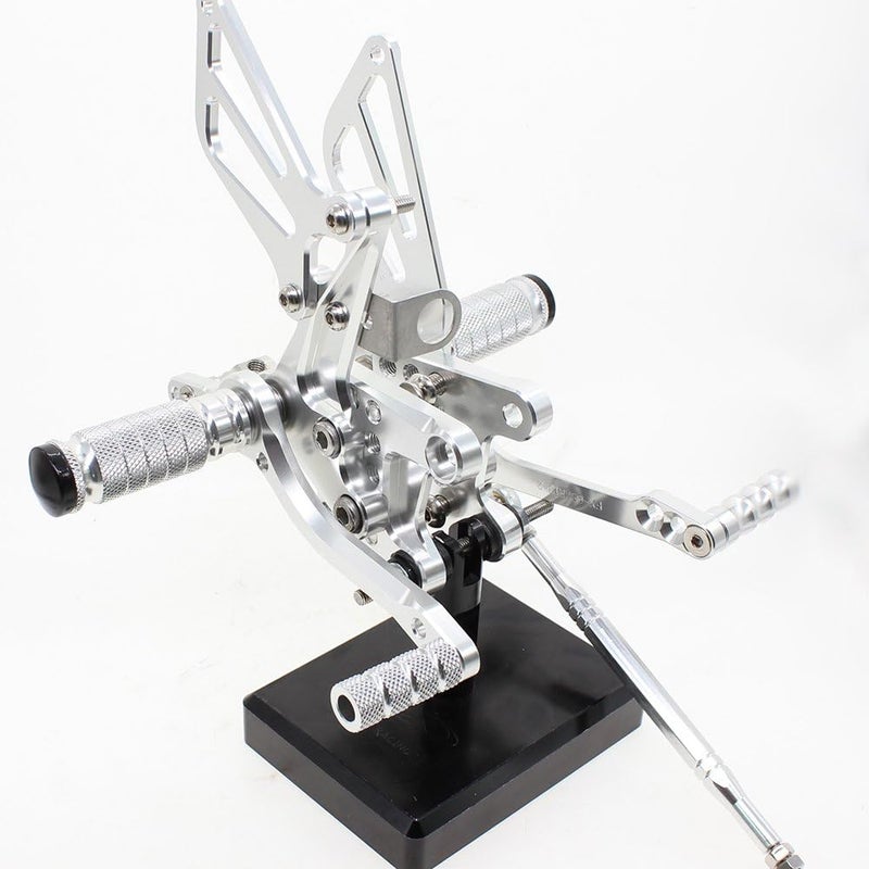 Krace Sunrivery Motorcycle Rearsets Footpegs For GSXR750 GSX-R600 1996-2005,SV650/SV650S SV1000/S 1998-2014,GSXR1000 2000-2004 - Image 2