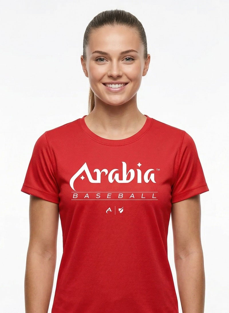 Baseball United Arabia Wolves Women's Dugout T-Shirt - Image 1
