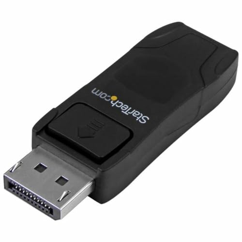 StarTech.com DisplayPort to HDMI Adapter - 4K 30Hz Compact DP 1.2 to HDMI 1.4 Video Converter - DP++ to HDMI Monitor/TV - Passive DP to HDMI Cable Adapter - Latching DP Connector (DP2HD4KADAP) - Image 2