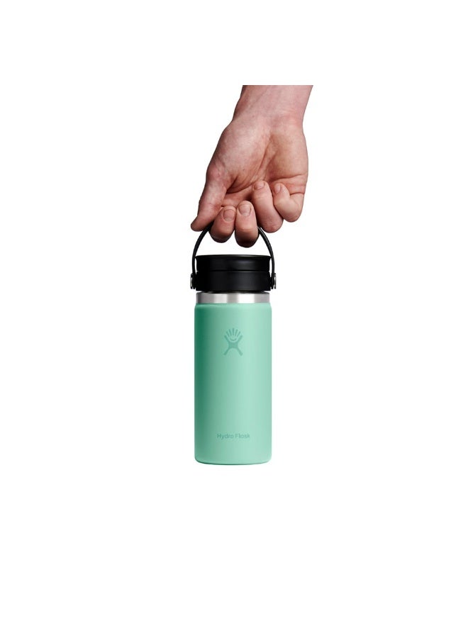 Hydro Flask Wide Mouth Insulated Coffee Flask Mermaid Green, 470ml - Image 3