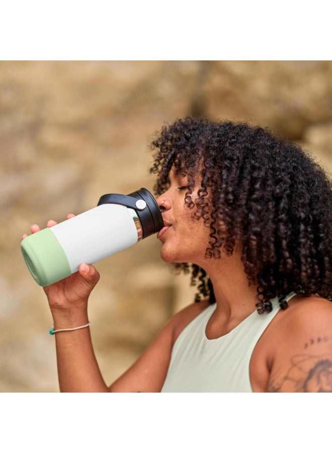 Hydro Flask Wide Mouth Insulated Coffee Flask Mermaid Green, 470ml - Image 4