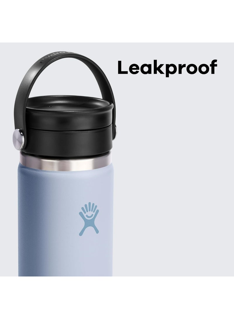 Hydro Flask Wide Mouth Insulated Coffee Flask Mermaid Green, 470ml - Image 5