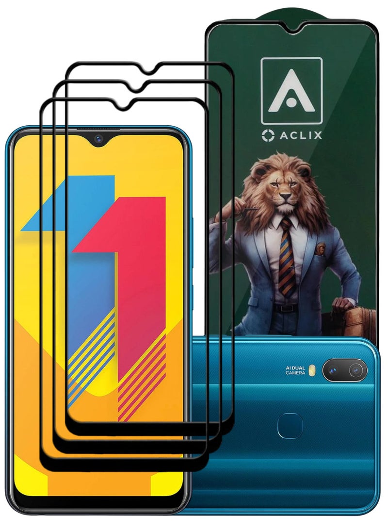 ACLIX 3 Pieces Antistatic ESD Dustproof Premium Quality High Definition Tempered Glass Screen Protector Designed For vivo Y11 (2019) - Image 1