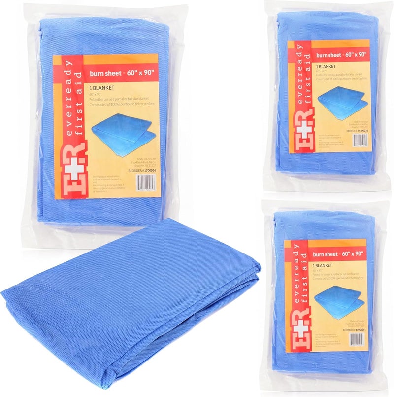Ever Ready First Aid بطانية شراشف حروق معقمة 60x 90 عدد 3 - Image 1