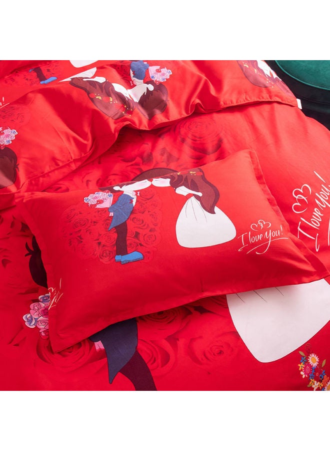 Special Offer 100 Skin-friendly Pillowcase A Pair Of Net Red Lovers Adult 48-Color:Dolphin-Specifications:A Pair Of Pillowcases  - Image 4