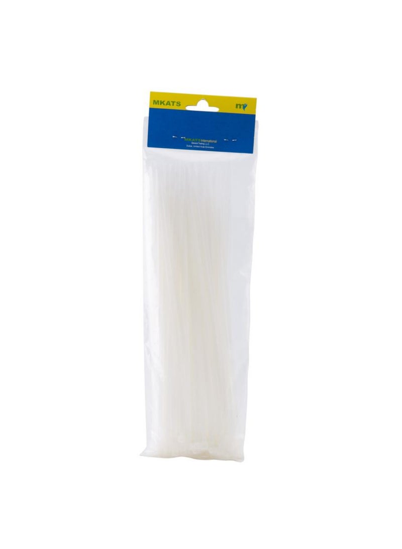 Mkats Cable Ties 4 8 X 300 Mm Pack Of 100