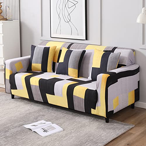 HOKIPO Stretchable Elastic Couch Cover 1 Seater (AR-4099-S2) - Image 2