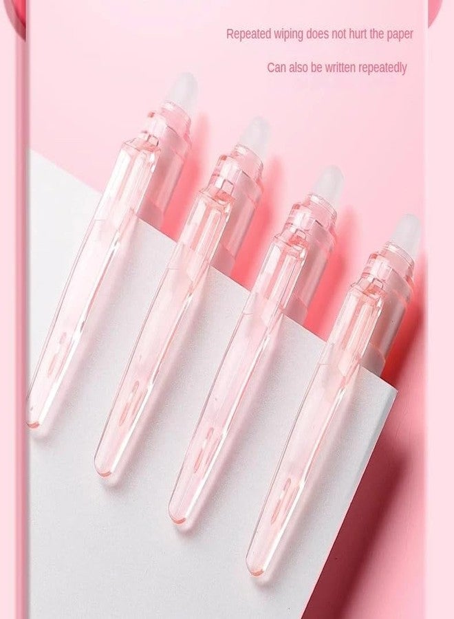 GONIPIMI Kawaii Erasable Gel Pens, 0.5mm Fine Tip, Pink Theme, Set of 12 (Pink) - Image 3