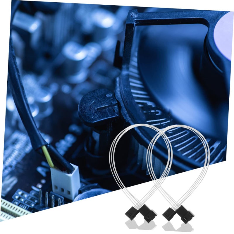 كابل تمديد مروحة PWM بـ 3 سنون لتوصيل مرن لتبريد اللوحة الأم ومعالج CPU - Image 5