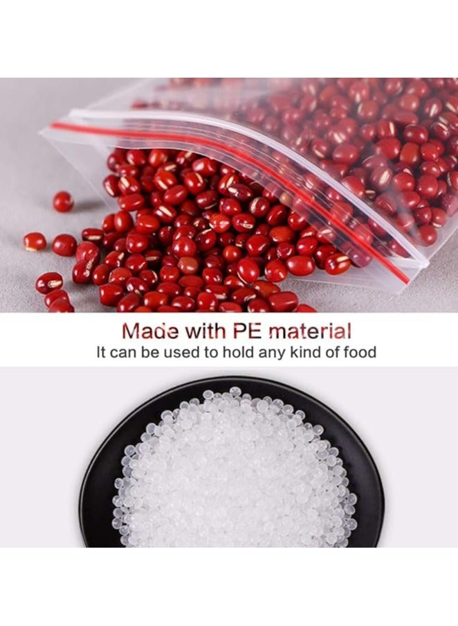 Terabyte أكياس بلاستيكية شفافة صغيرة قابلة لإعادة الإغلاق وأكياس بلاستيكية ذاتية الغلق لتخزين الوجبات الخفيفة والمخبوزات والبسكويت والحلوى والأغلفة الزخرفية 3 × 4 (50 قطعة) - Image 2