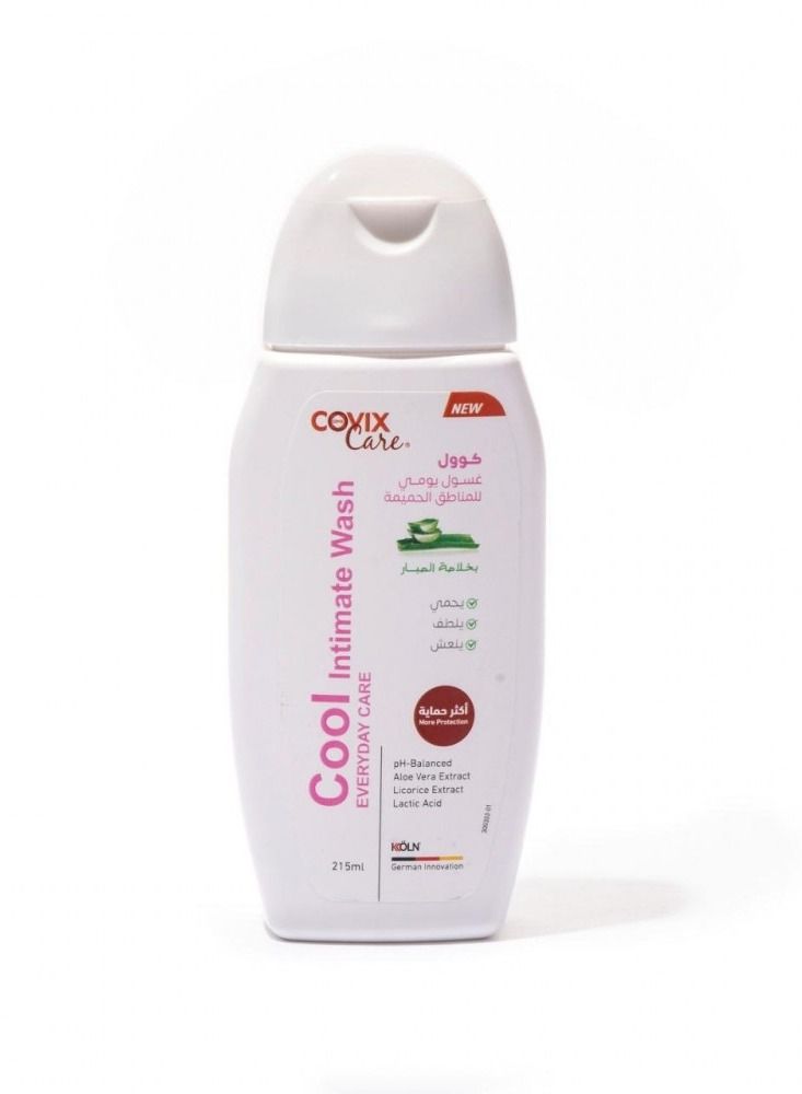 covix Cool Daily Intimate Wash With Aloe Vera Extract 215ml