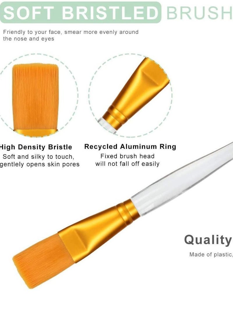 نيبمينينت فرشاة وضع قناع الوجه ووعاء مجموعة مع DIY السلطانية عصا ملعقة سيليكون - Image 4