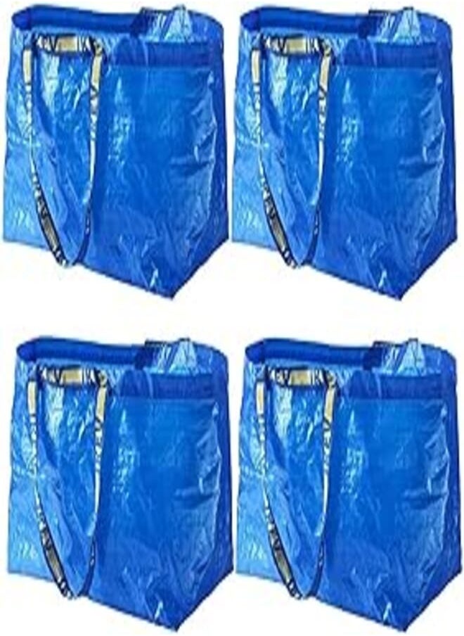 Ikea IKEA Carrier Bag (Blue, Large, Set of 4 Pieces) 