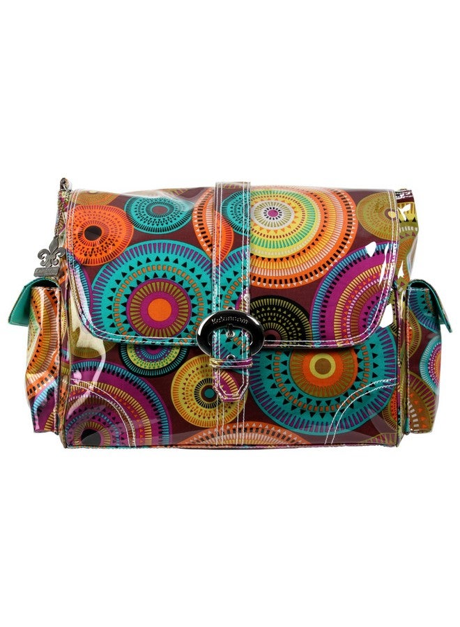 Kalencom Laminated Buckle Bag, Tequila