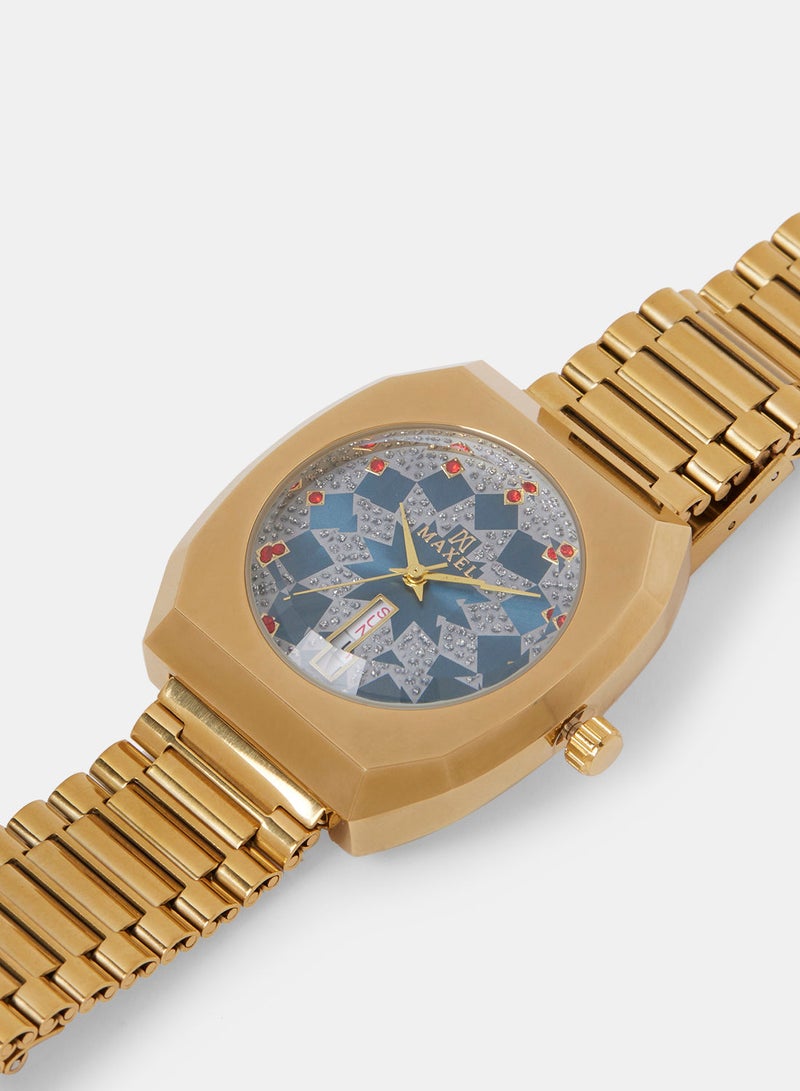 Maxel ساعة يد أنالوج للرجال سنتريكس نيو ديستار MX558 - 38 مم - Image 3