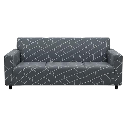 Bigkart Elastic Sofa Covers for 3 Seater Sofas | Polyster-Spandex, Stretchable, Sofa Covers for Single, Double and Triple Seater Sofas - Image 1