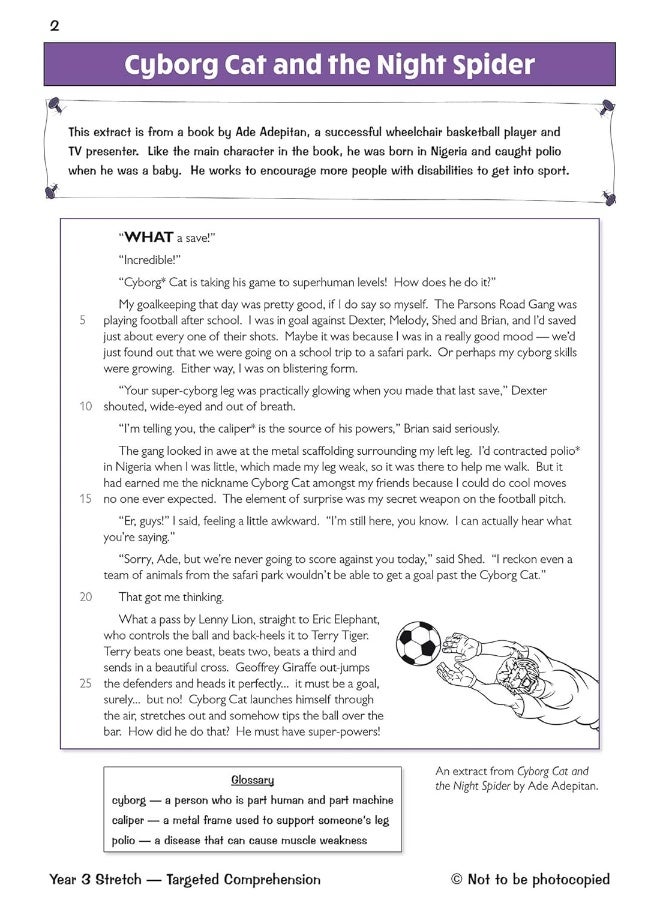 New KS2 English Targeted Question Book: Challenging Reading Comprehension - Year 3 Stretch (+ Ans) - Image 4
