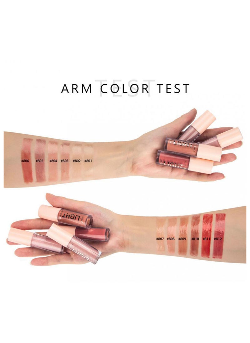 Handaiyan Lip Gloss Jelly Hydrating Moisturizing Long Lasting High Glossy Light Stain Super Shiny Balm Oil Tinted Treatment Lips Glow Glass Shine Makeup Color Bright Lifter Lip Care For Women Girls  - Image 5
