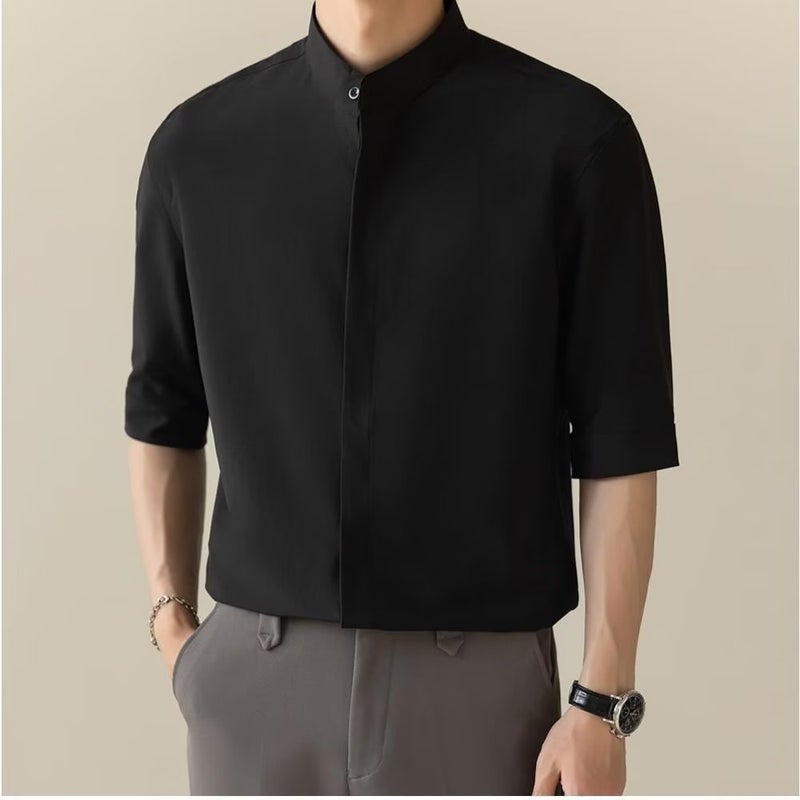 Mens Fashion Short Sleeve Green - Image 3