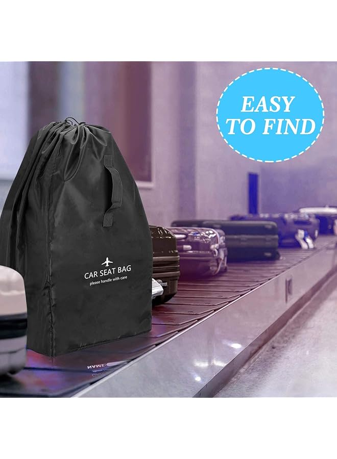 Cestbella Car Seat Travel Bag Large Padded Stroller Cover For Airplane Gate Check Waterproof Reinforced Air  - Image 4