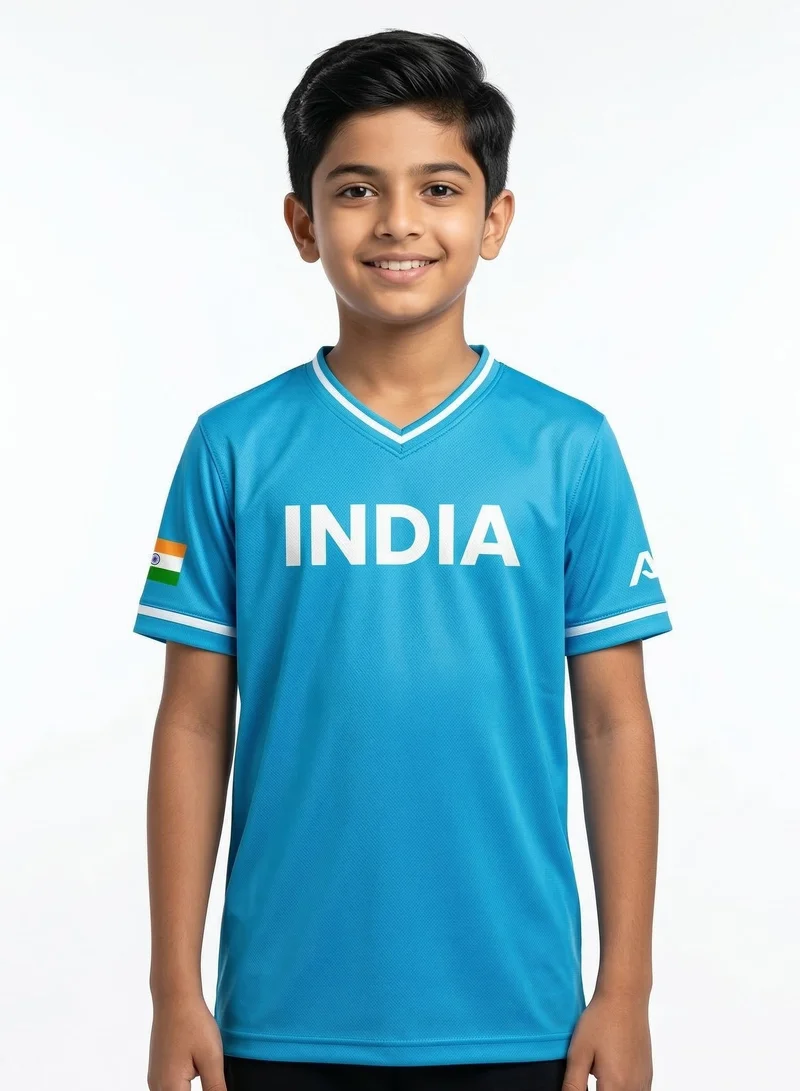 Baseball United  India Baseball National Team Kids' Lifestyle V-Neck Jersey  | Best Price UAE