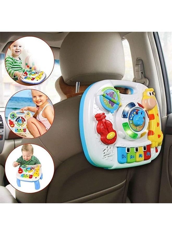 YelaJoy Detachable Baby Activity Table/For Toddlers 6 to 12 Months 1-3 Years Old/Baby Giraffe Musical Learning Toys/Multifunctional Play/Easy to Control/Portable Travel Toys  - Image 4