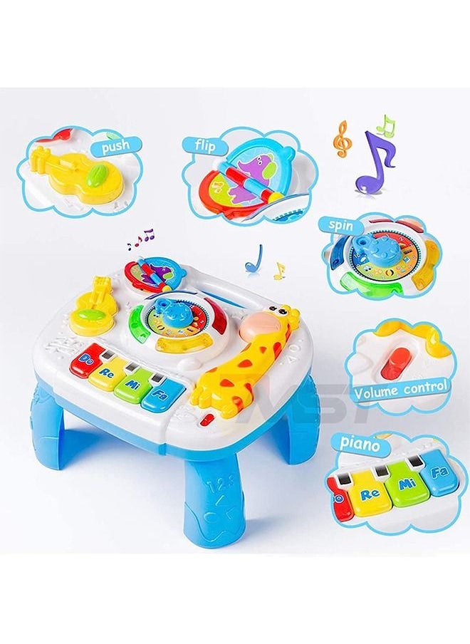 YelaJoy Detachable Baby Activity Table/For Toddlers 6 to 12 Months 1-3 Years Old/Baby Giraffe Musical Learning Toys/Multifunctional Play/Easy to Control/Portable Travel Toys  - Image 5