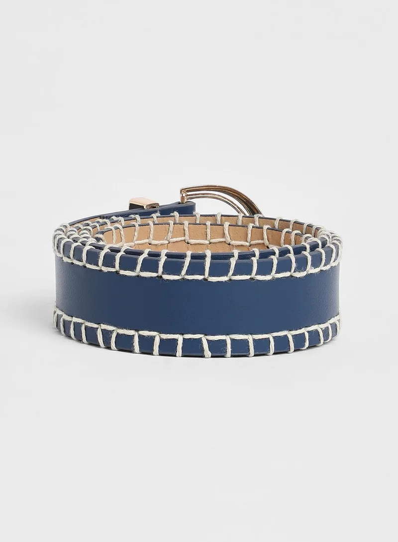 Haute Sauce Casual Belt with Buckle Detail