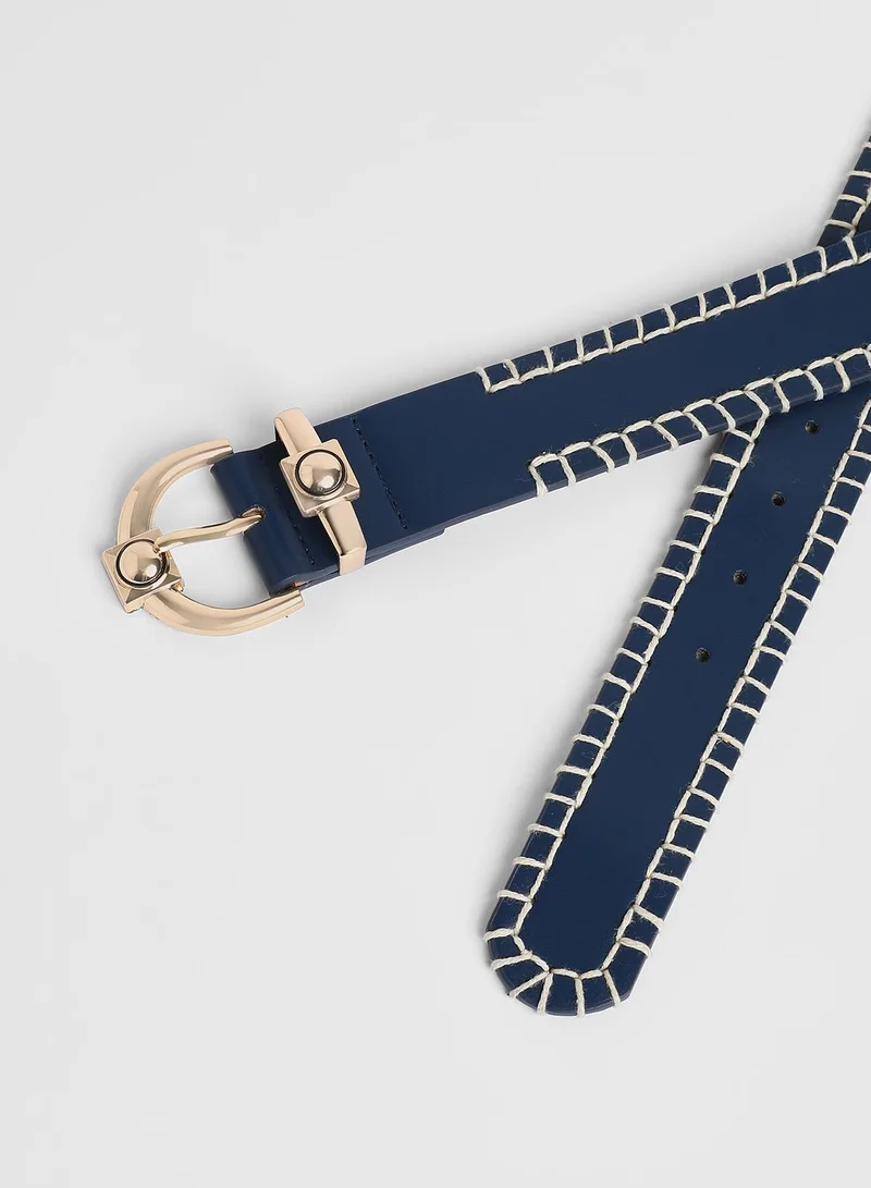 Haute Sauce Casual Belt with Buckle Detail