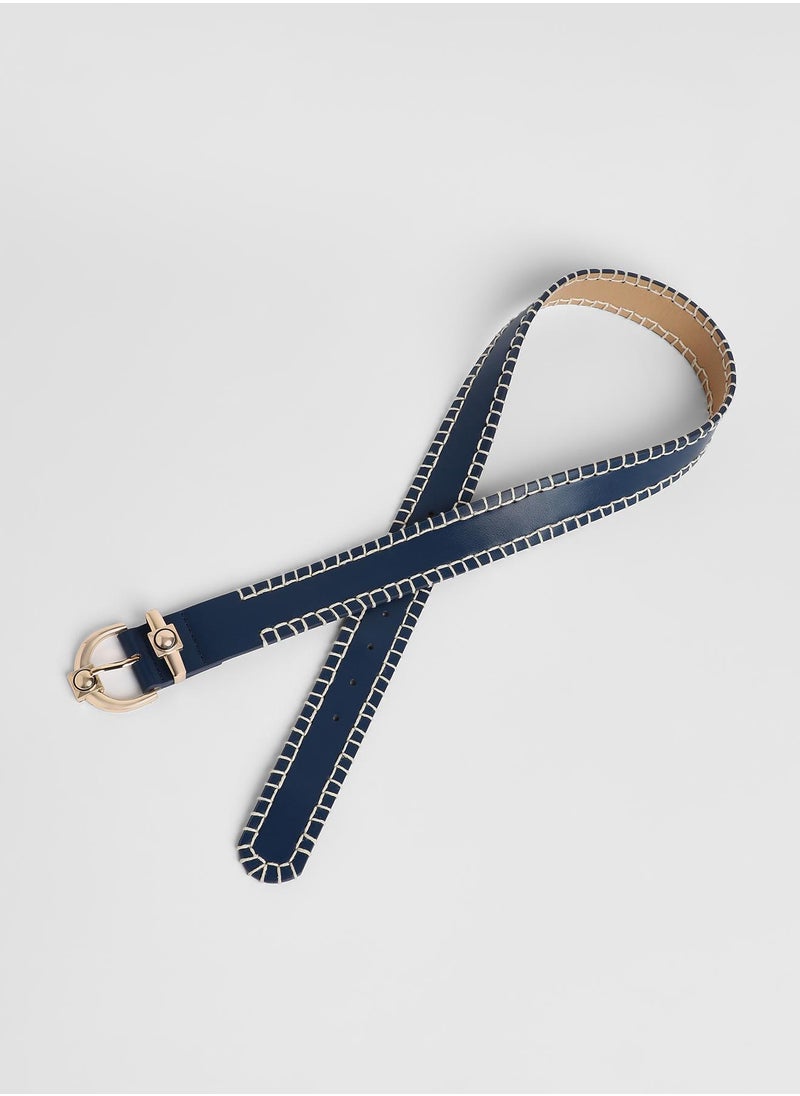 Haute Sauce Casual Belt with Buckle Detail  - Image 1