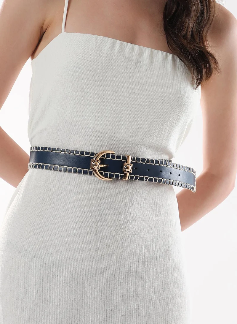 Haute Sauce Casual Belt with Buckle Detail