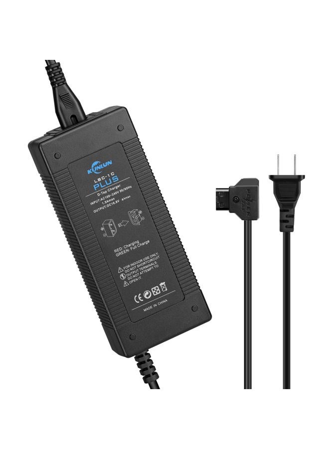 KUNLUN شاحن سريع D-Tap [DC 16.8V/4A] مع كابل D Tap لشاحن بطارية V-Mount/V Lock/Gold Mount، لبطاريات Sony BP-U65 BP-U68 HDW-800P HDW-F900R PDW-680 PDW-850 DSR-650P PMW-F5 - Image 1