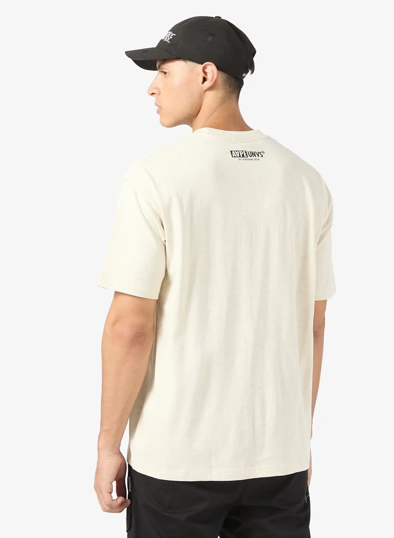 AAPE Camo moonface logo tee