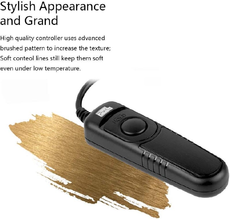 Pixel RC201 Remote Shutter Switch N3 Shutter Release Cable for Canon EOS Cameras with Screen Cleaning Cloth, Replaces Canon RS-80N3 - Image 5