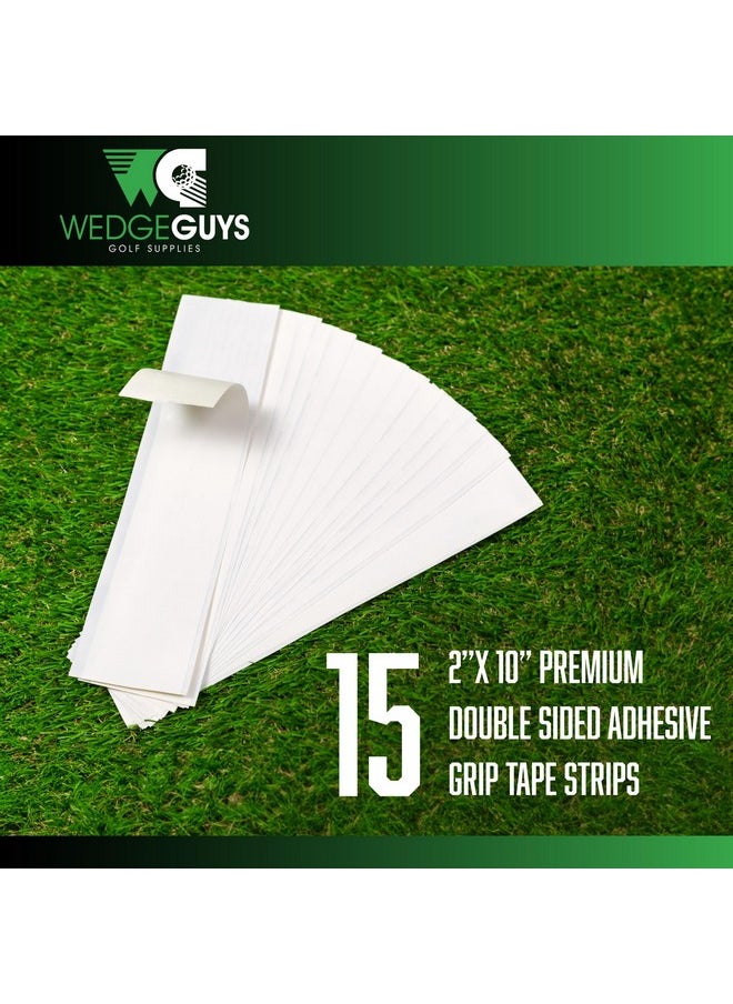 Wedge Guys Guys Glp Velvet Golf Grips 13 Pack With Deluxe Grip Kit | All Weather Performance With Tour Level Traction | In White/Black & Standard/Midsize  - Image 4